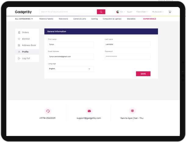 gadgetBy-Personal-Information