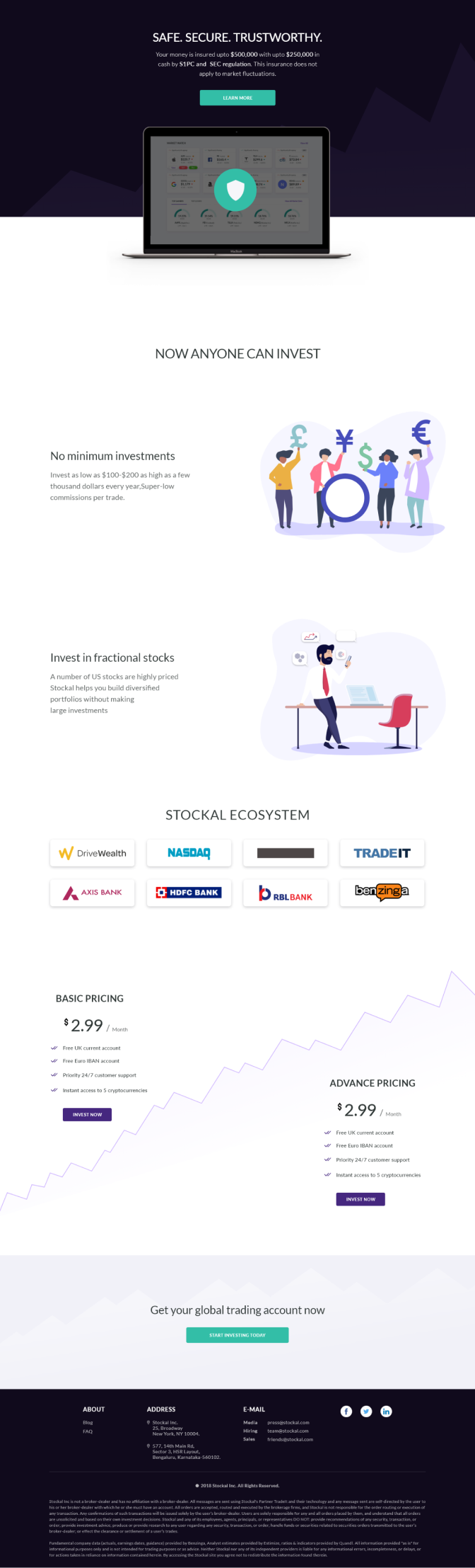 Stockal-Homepage